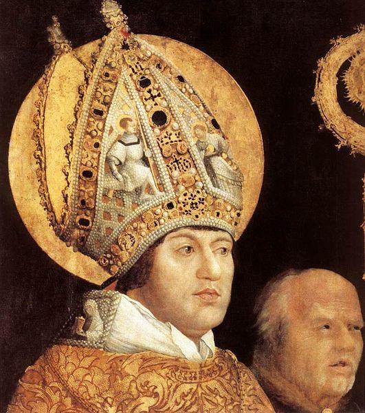Matthias  Grunewald Meeting of St Erasm and St Maurice Spain oil painting art